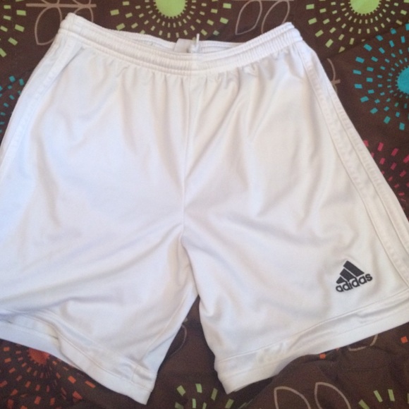 White Adidas Shorts