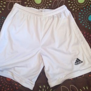 White Adidas Shorts