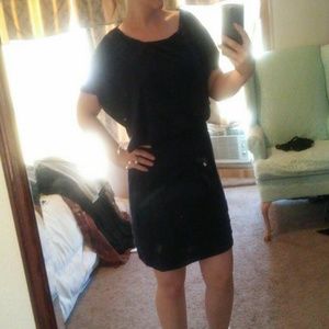 Navy blue dress
