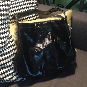 Coach patent leather purse