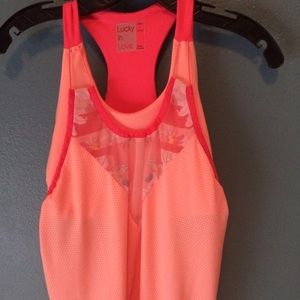 Brand new with tags Lucky in Love Tennis tank.