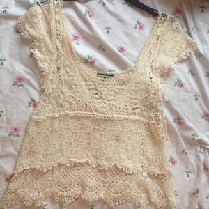 Lace crochet blouse