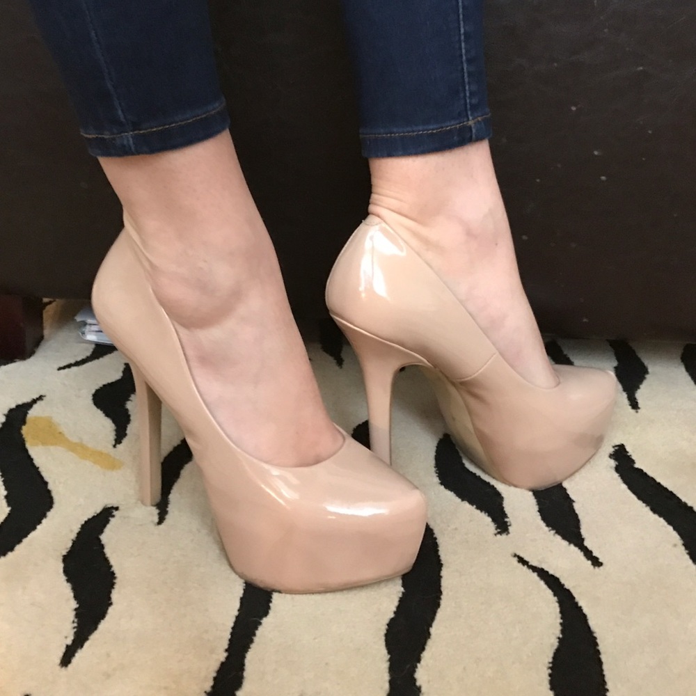 Steve Madden déjàvu fawn patent leather size 9 - Picture 7 of 8