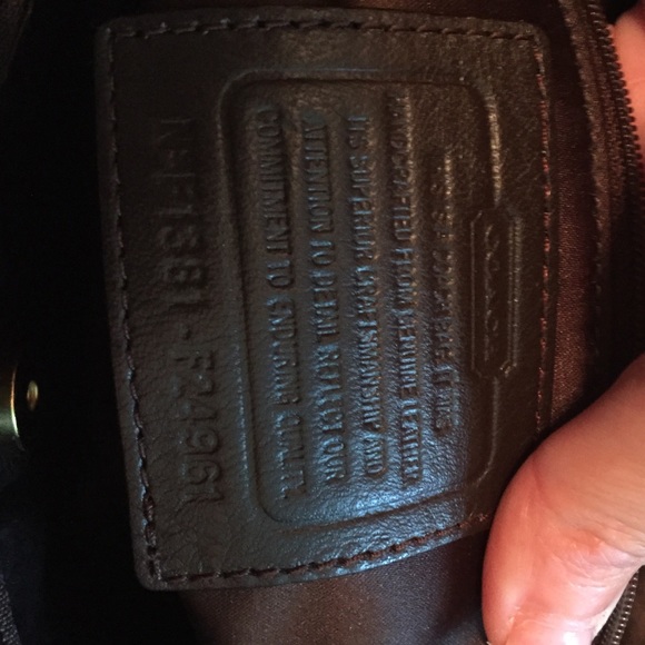 Coach choc brown bag - Picture 4 of 4