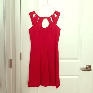 SALE Beautiful Betsey Johnson red dress