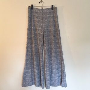 Free People crochet flare pants