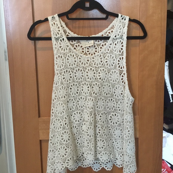 Urban Outfitters Tops - Urban Outfitters Pins and Needles crocheted tank
