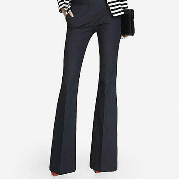 Express Black Flare Dress Pants