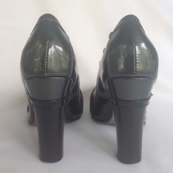 Naughty Monkey black/slate grey heels - Picture 3 of 4