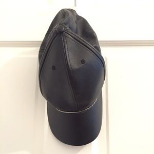 Leather Baseball Hat