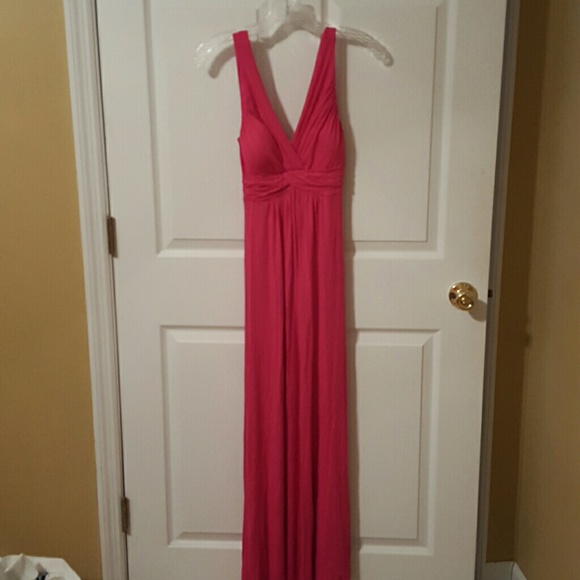 Fushia maxi dress