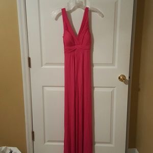 Fushia maxi dress