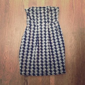 Black and grey houndstooth dress. Never been worn!