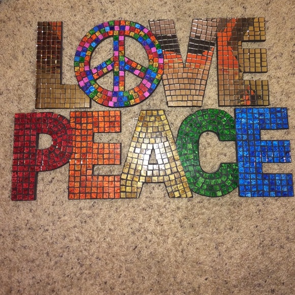 Peace and love Decorotive signs ❤️✌🏻