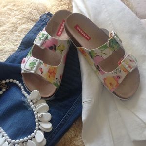 Floral sandals