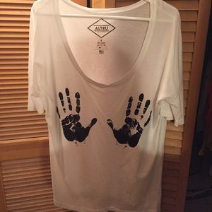 Urban Outfitters handprint top