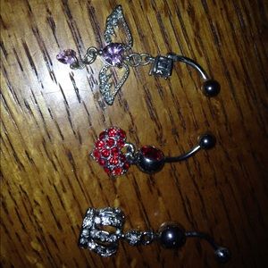 Belly ring lot!!