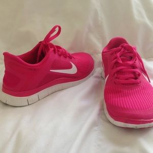 Pink Nike Free Run 4.0