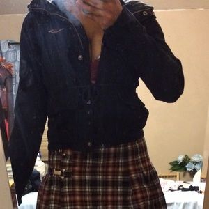 RESERVED Navy Hollister Hooded Jacket