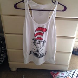 Cat in the Hat racer back tank