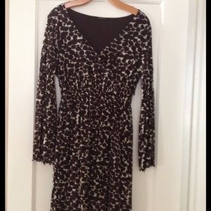 BCBG leopard print dress