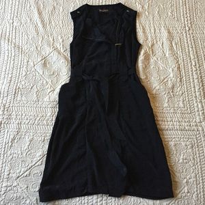 Dana Buchman black zip up dress.