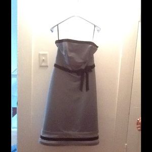 Mint green and brown dress