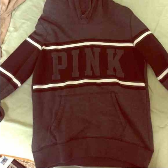 ISO vs PINK grey hoodie