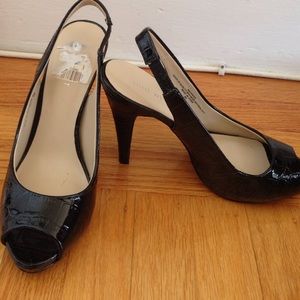 Nine West peep toe heels