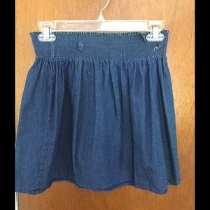 chambray skirt
