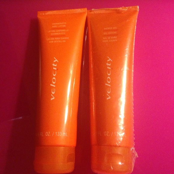 Velocity body lotion and shower gel