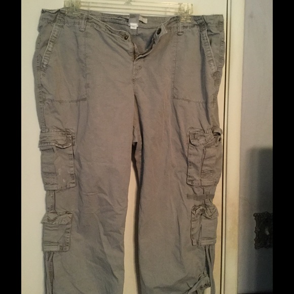 Grey Cargo Pants