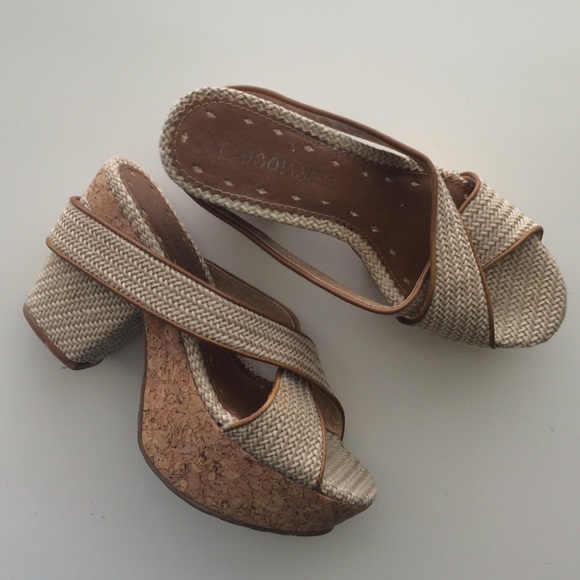 Cork bottom sandals - Picture 2 of 4