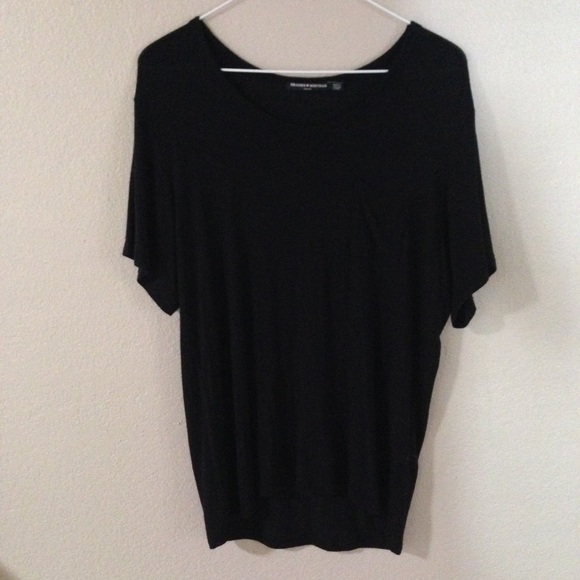 Brandy Melville Black Pocket Tee