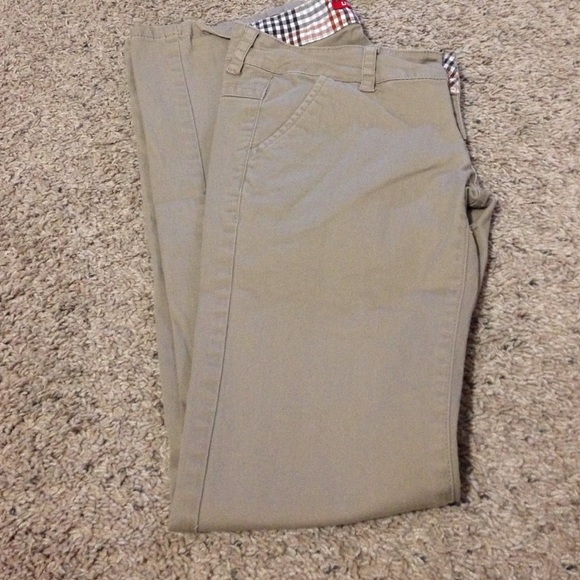 tan jeans