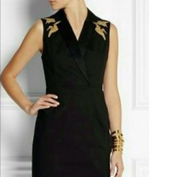 Altuzarra for Target Gold Bird Tuxedo Dress NWT