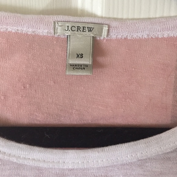 J.Crew Linen Baseball Tee - Picture 3 of 4
