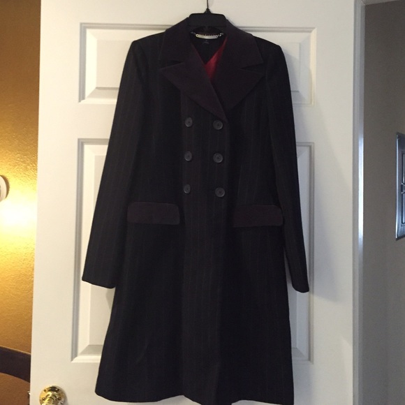 Tommy Hilfiger Jackets & Blazers - Navy pinstriped coat