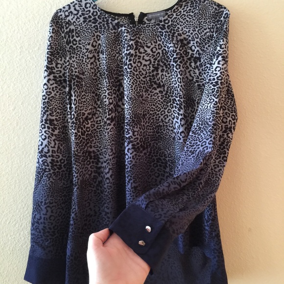 Vince Camuto Leopard Print Blouse!