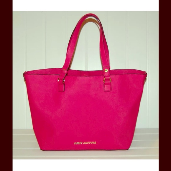 Juicy couture saffiano leather tote