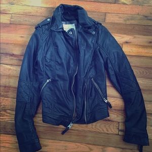 Faux leather jacket from Abercrombie $ Fitch