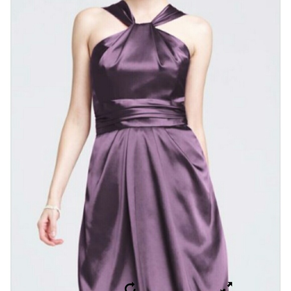 Charmeuse Bridesmaid dress with Bubble Hem