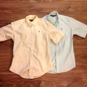 TWO Ralph Lauren Short Sleeve Button Downs