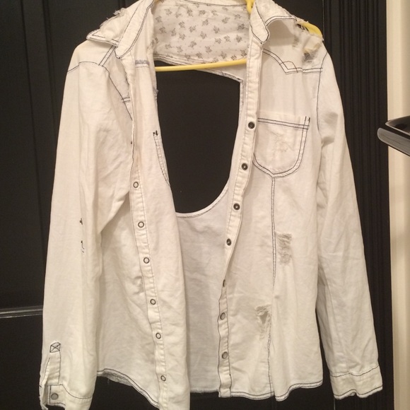 Lf denim open jacket/shirt