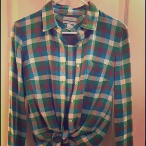 J. Crew Plaid Flannel Shirt