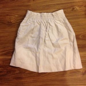 J. Crew Cotton Linen Skirt