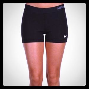 Nike pro black compression/work out shorts.