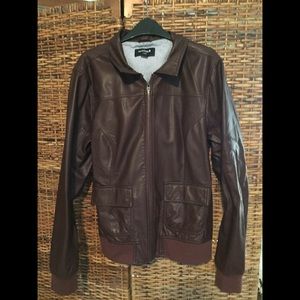 Nixon Faux Leather Jacket