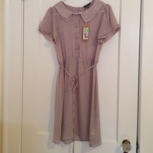 New Brooklyn Industries polka dot dress