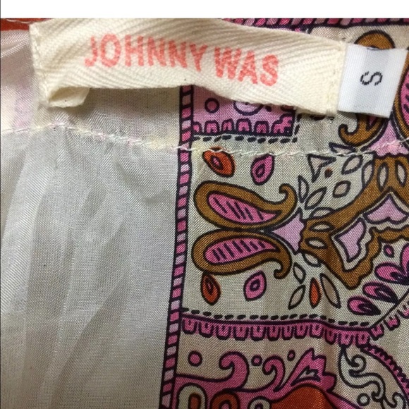 Johnny Was Silk Top - Picture 4 of 4